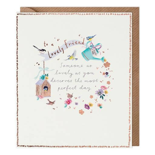 Lovely Friend Birthday Card