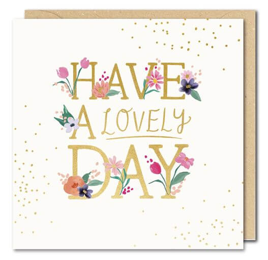 Lovely Day Birthday Card