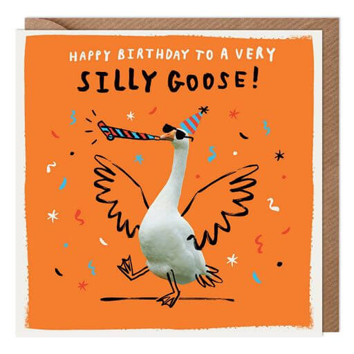 Silly Goose Birthday Card