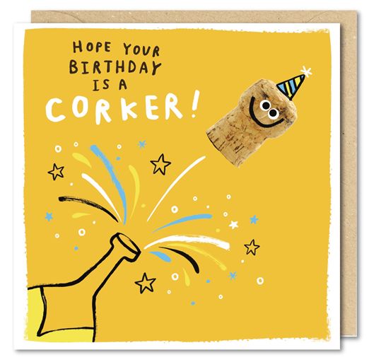 Corker Birthday Card