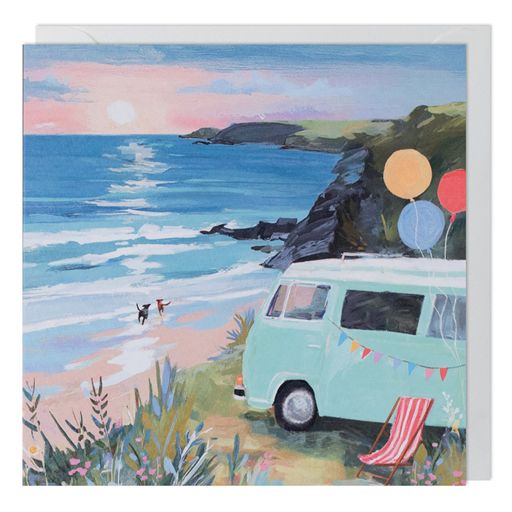 Camper Van Greeting Card