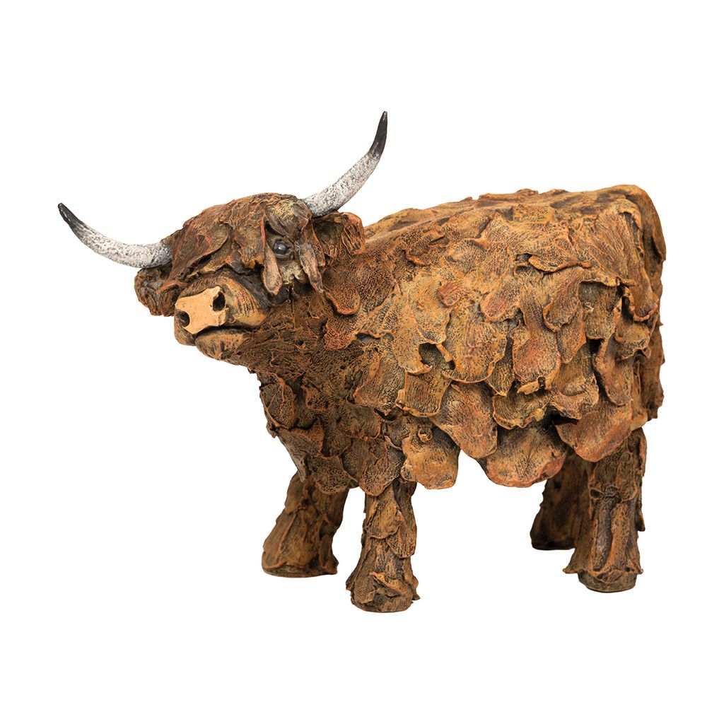 Gordon Highland Cow Figurine