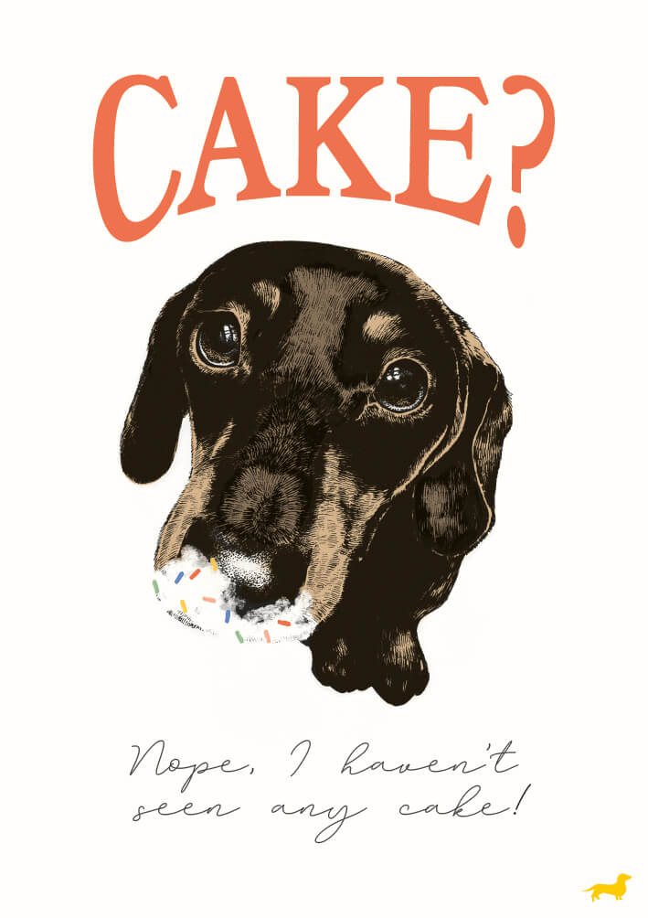 Frank Cake Birthday Card