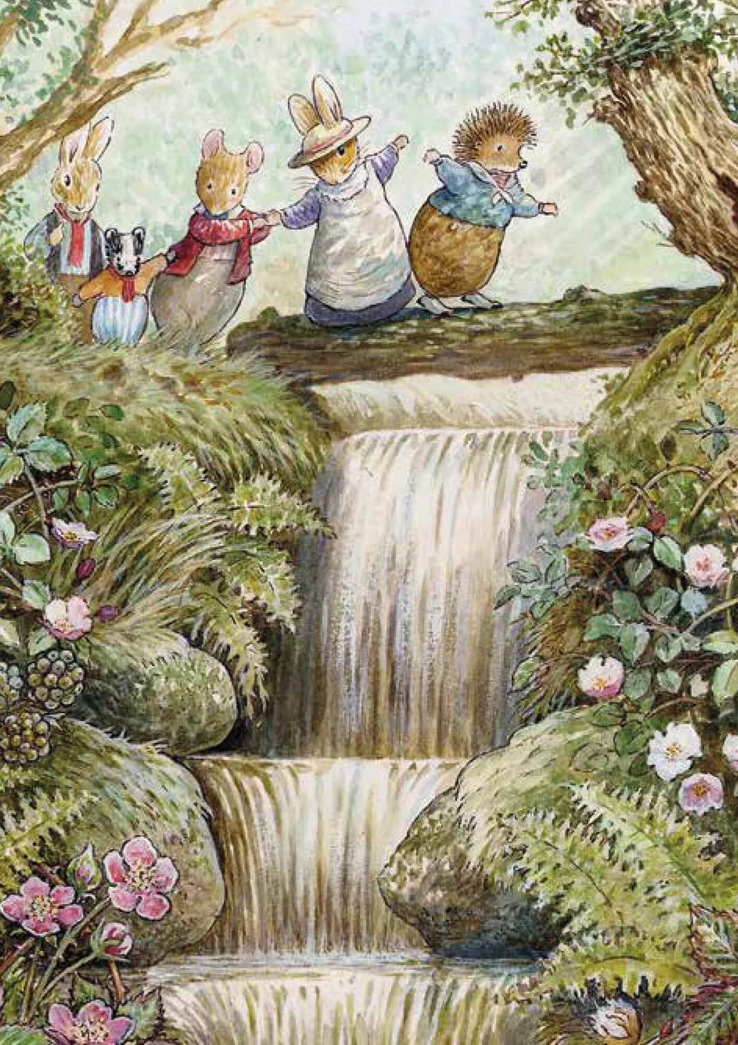 Waterfall Bridge Birthday Card
