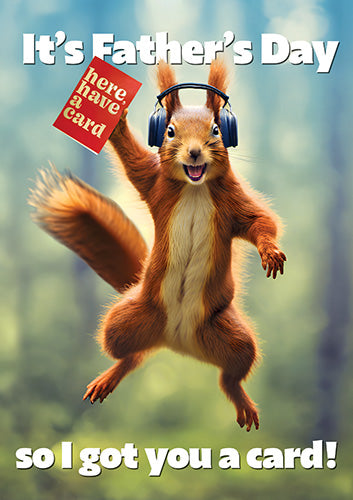 Ark Life Squirrel Fathers Day Card