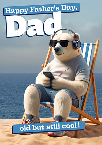 Ark Life Polar Bear Fathers Day Card