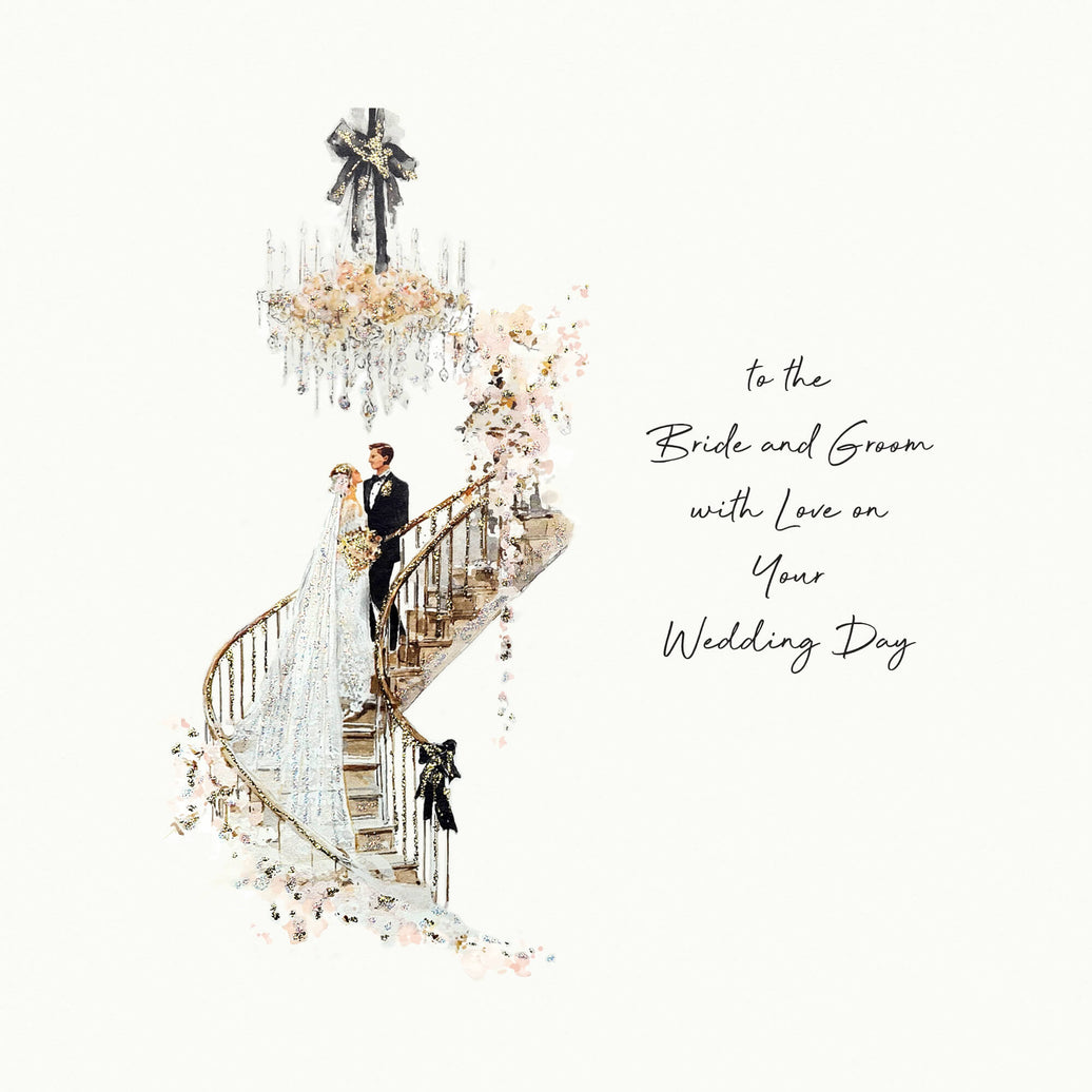 Bride and Groom Wedding Card
