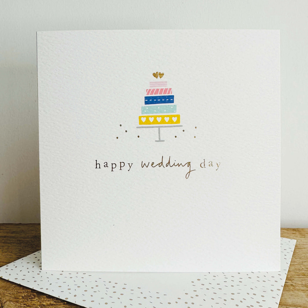 Cake Happy Wedding Day Card