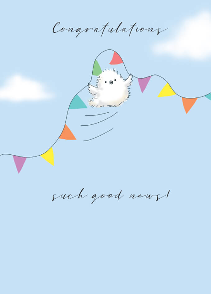 Congratulations Good News Greeting Card