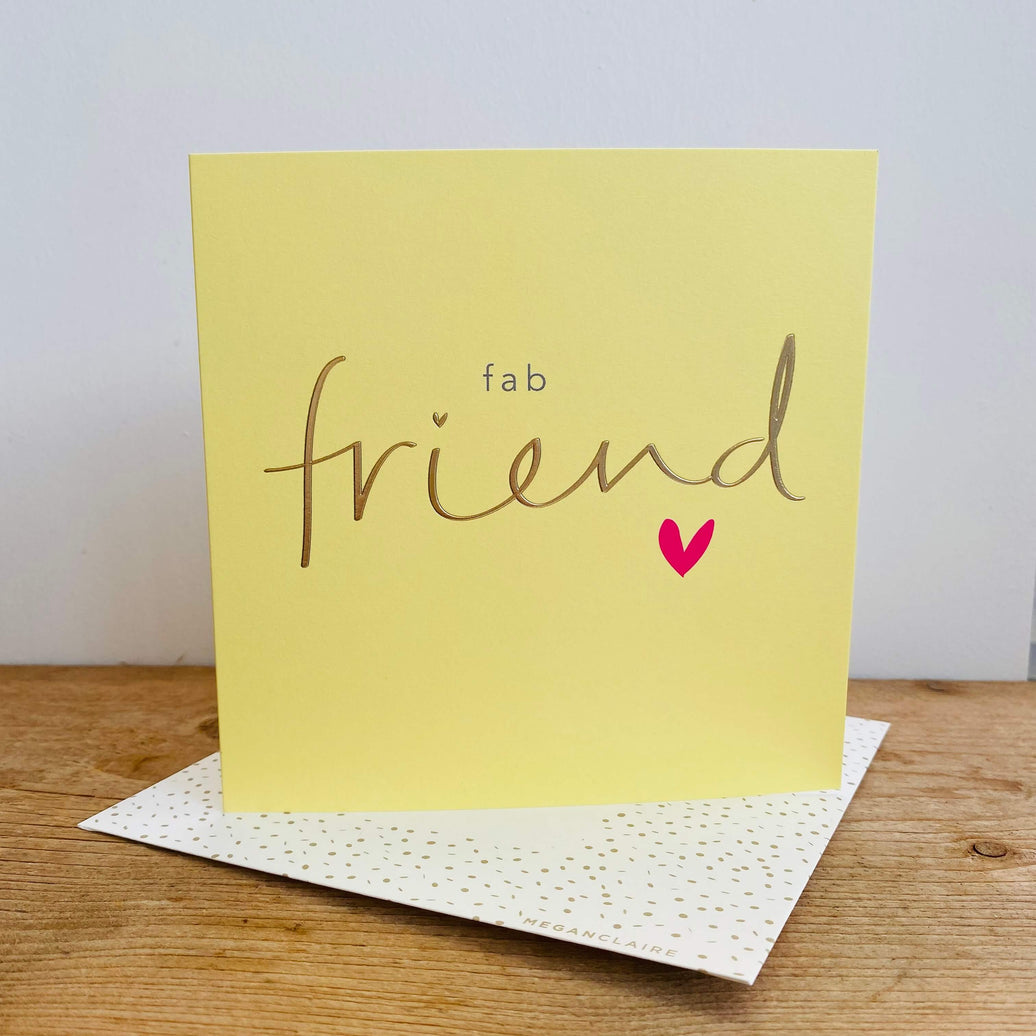 Fab Friend Birthday Card