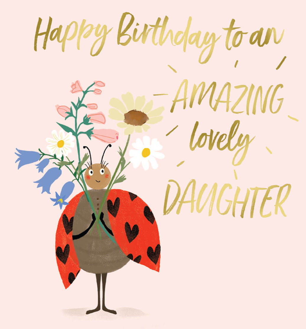 Amazing Daughter Birthday Card