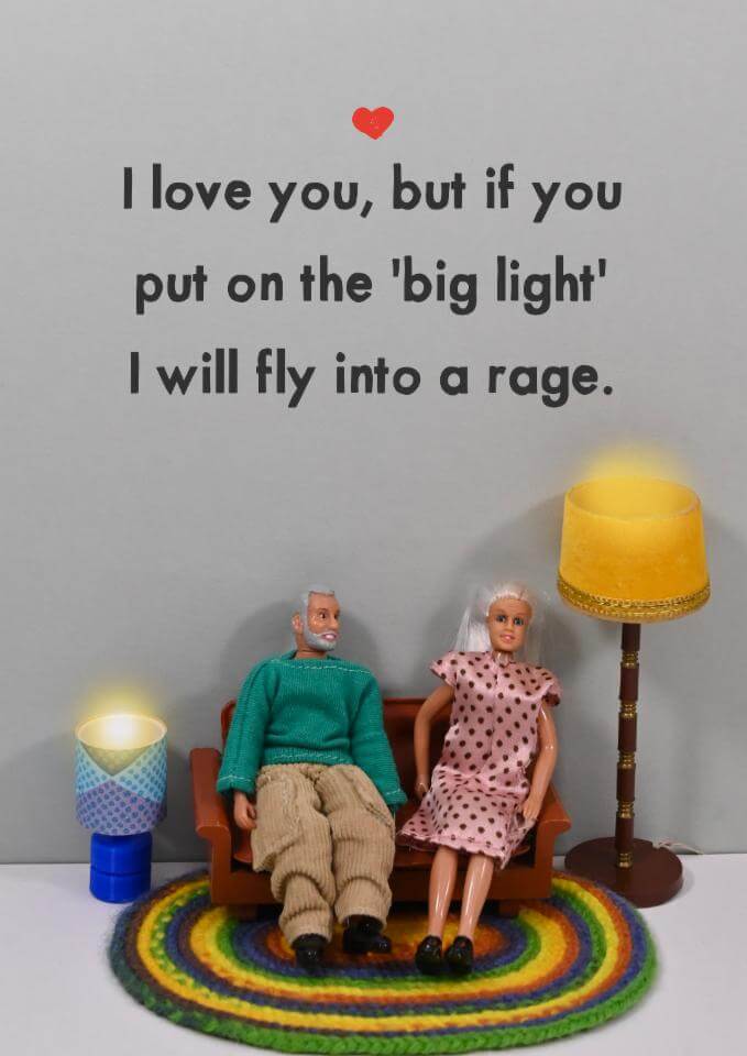 Big Light Valentine's Card