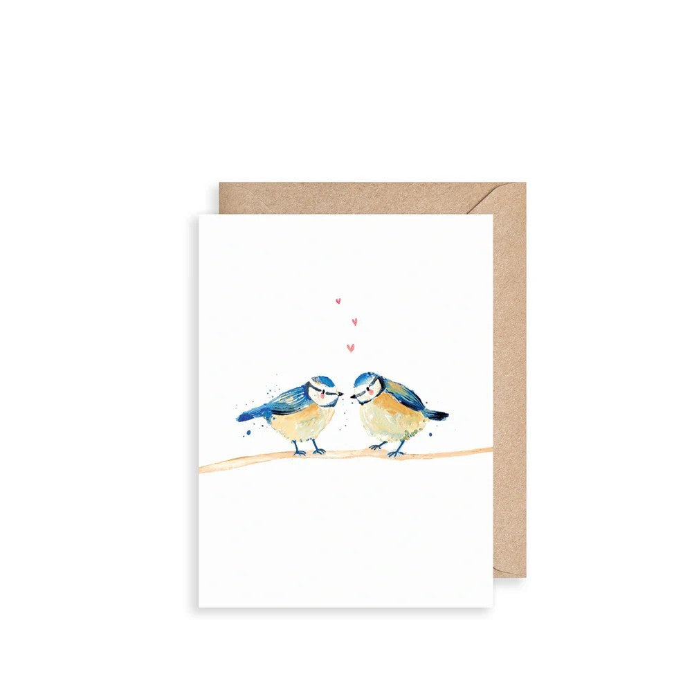 Blue Tits Birthday Card
