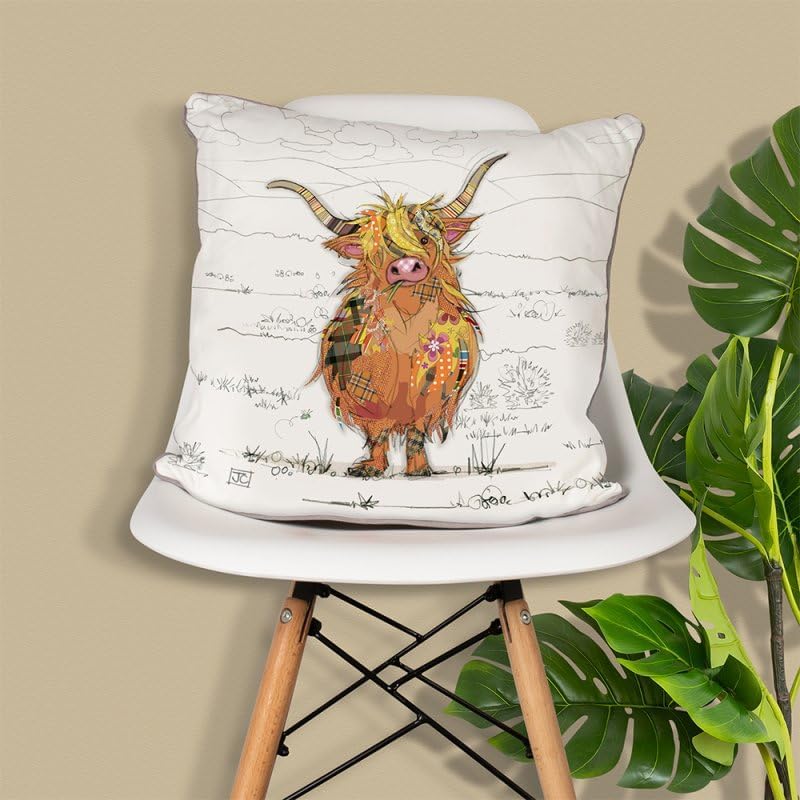 Bug Art Hamish Cow Cushion