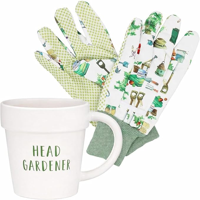 Head Gardener Mug and Gloves Set