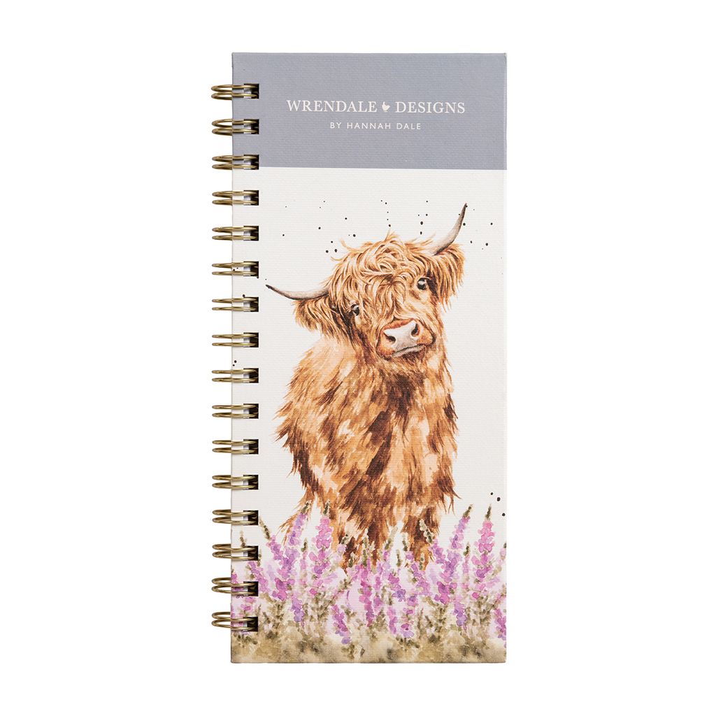 Highland Cow To Do Notebook