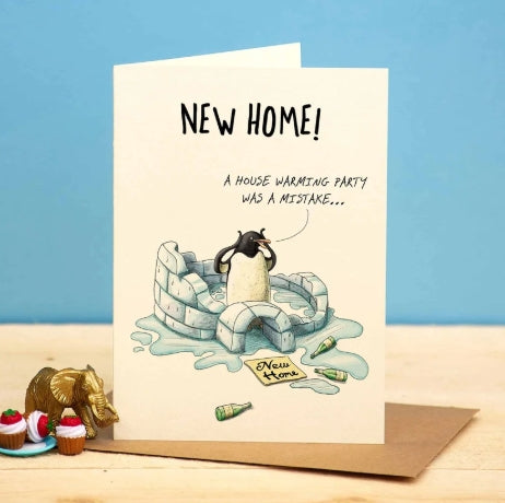 Penguin New Home Card