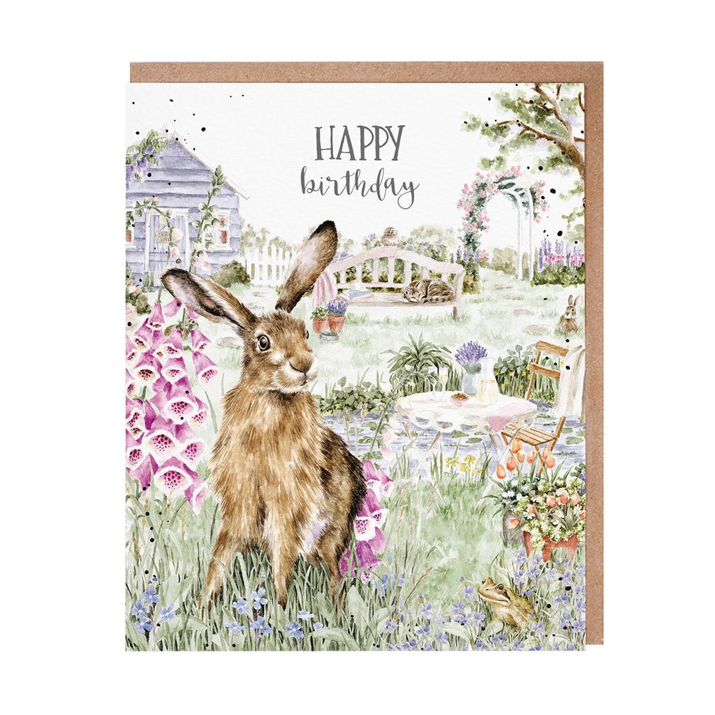 Wild Garden Birthday Card