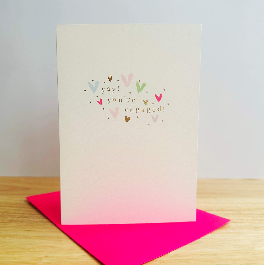 Yay Engagement Card