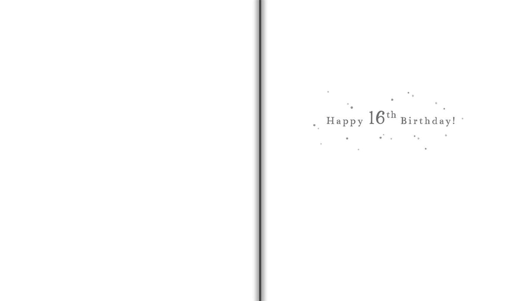 16th Balloons Birthday Card