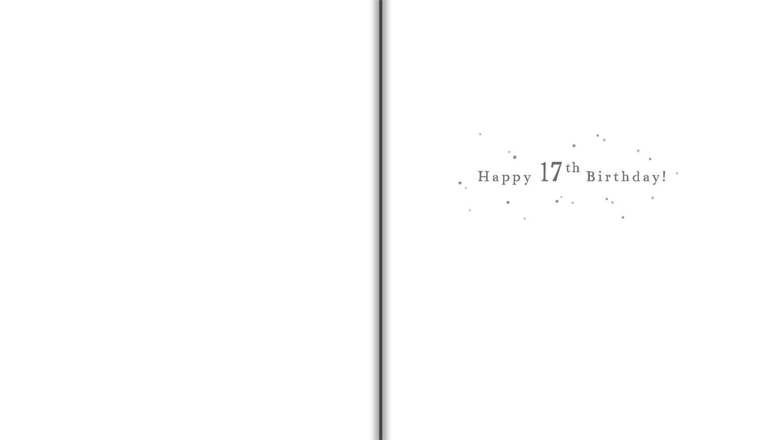 17th Balloons Birthday Card