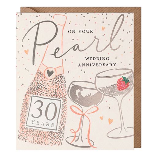 30th Wedding Anniversary Card