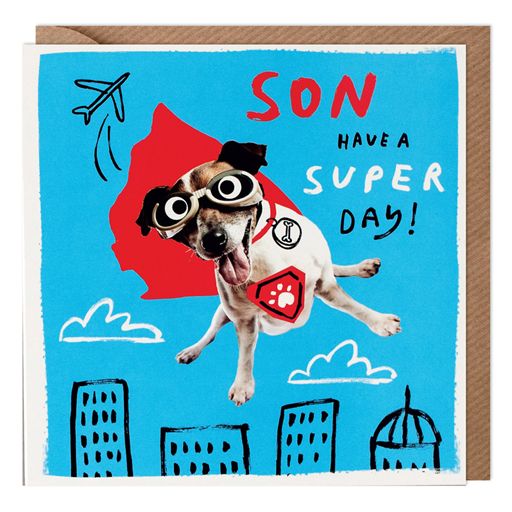 Son Dog Birthday Card