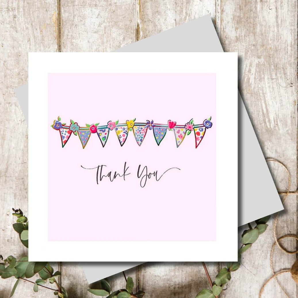 Thank You Bunting Card