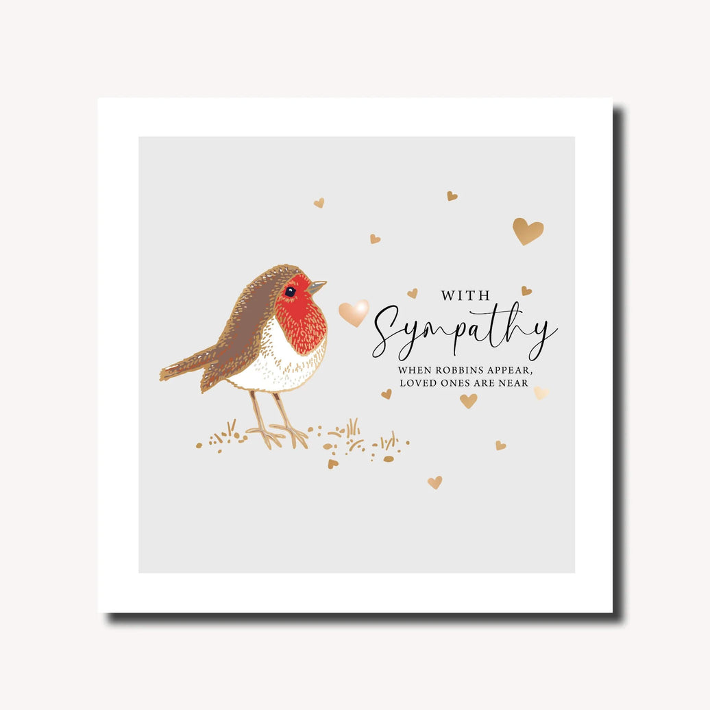 Sympathy Robin Greeting Card
