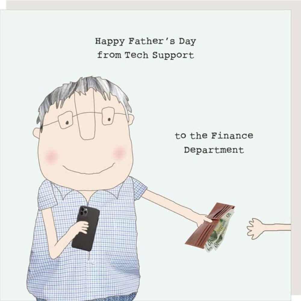 Tech Support Father's Day Card