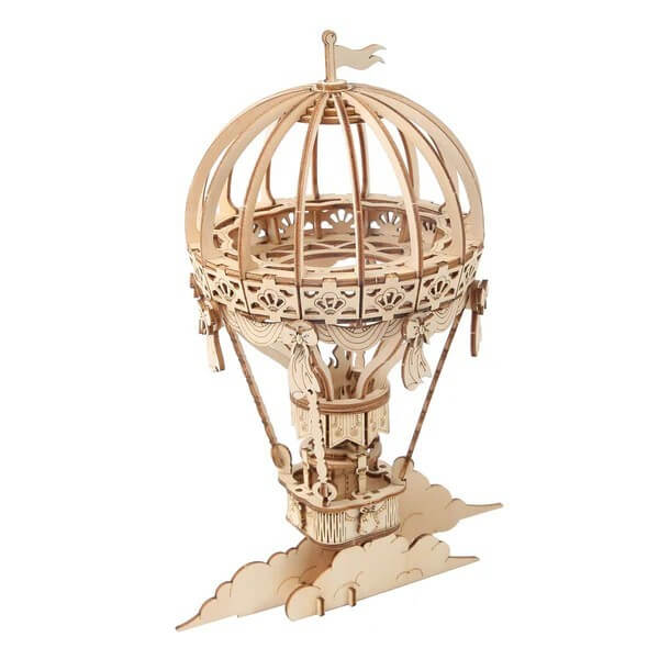 Hot Air Balloon Wooden Model Kit