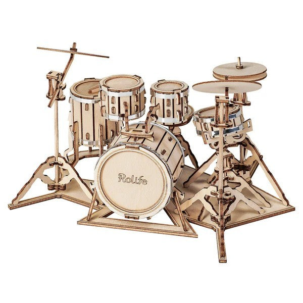 Drum Kit Wooden Model Kit