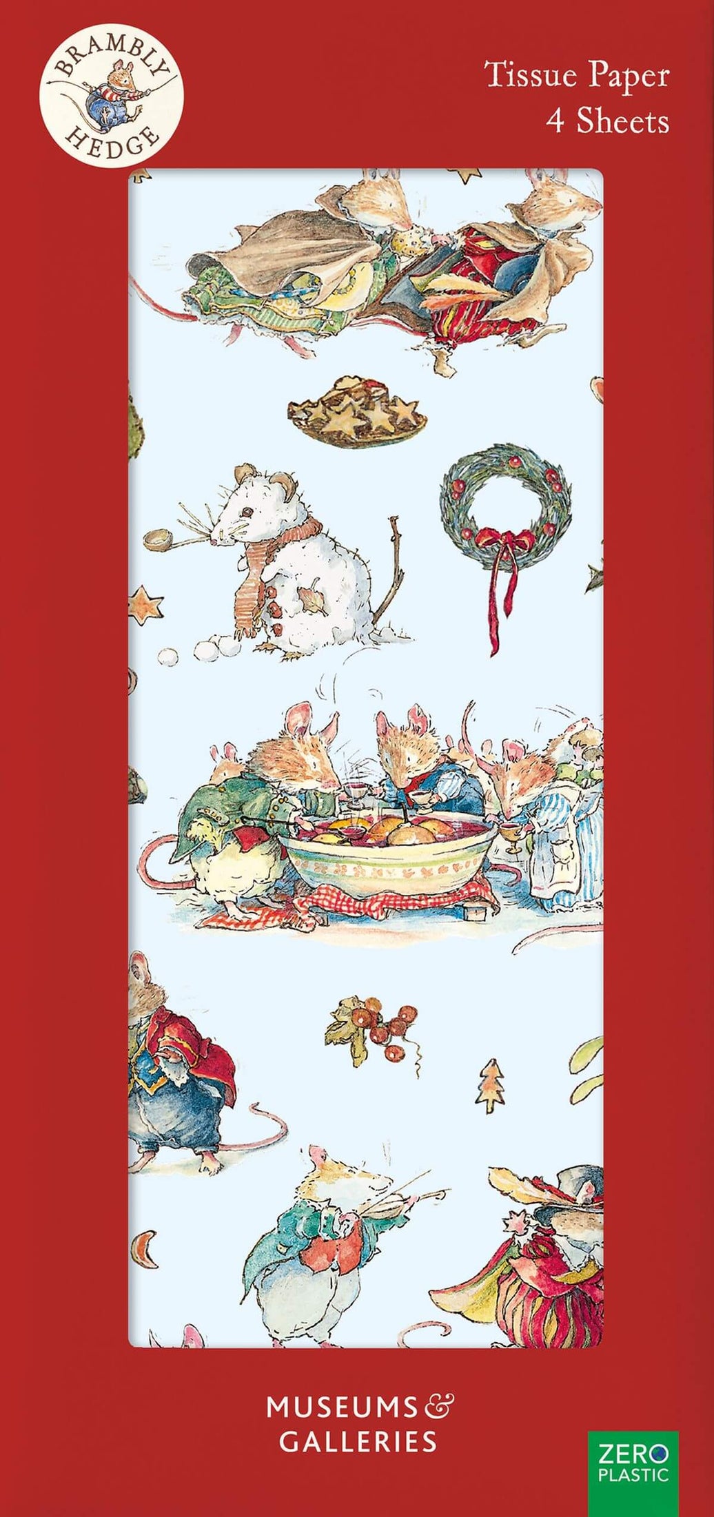 Brambly Hedge Christmas Tissue Paper