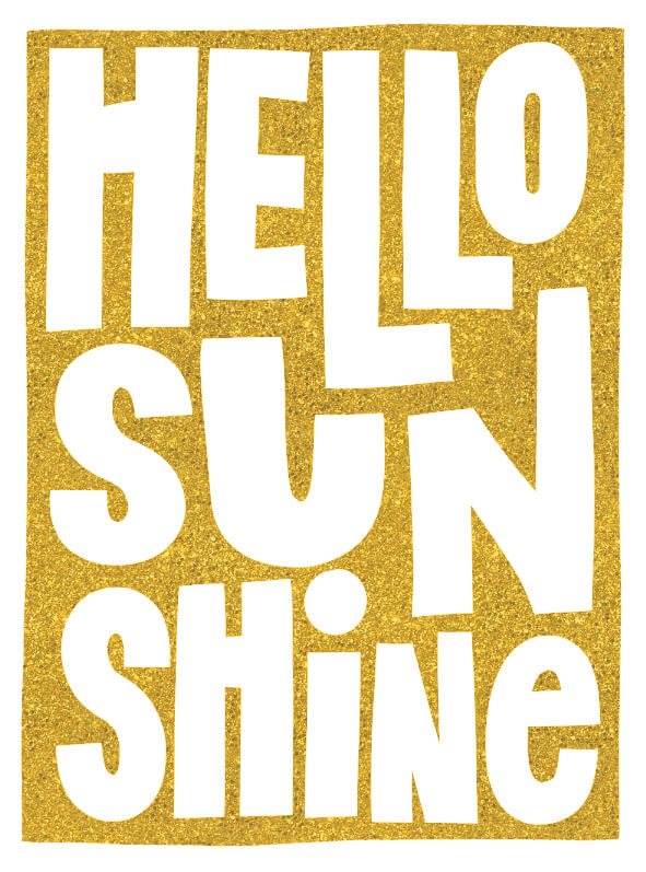 Hello Sunshine Greeting Card