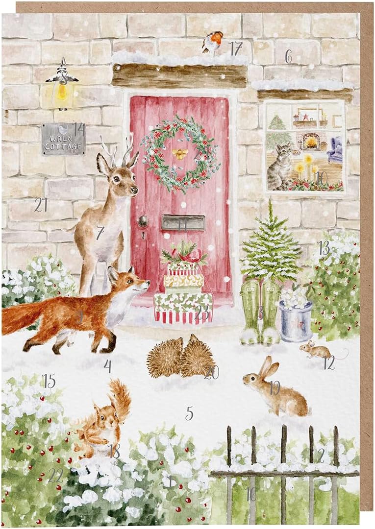 Christmas Cottage A4 Advent Calendar