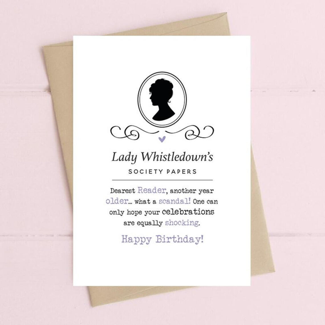 Bridgerton Birthday Card