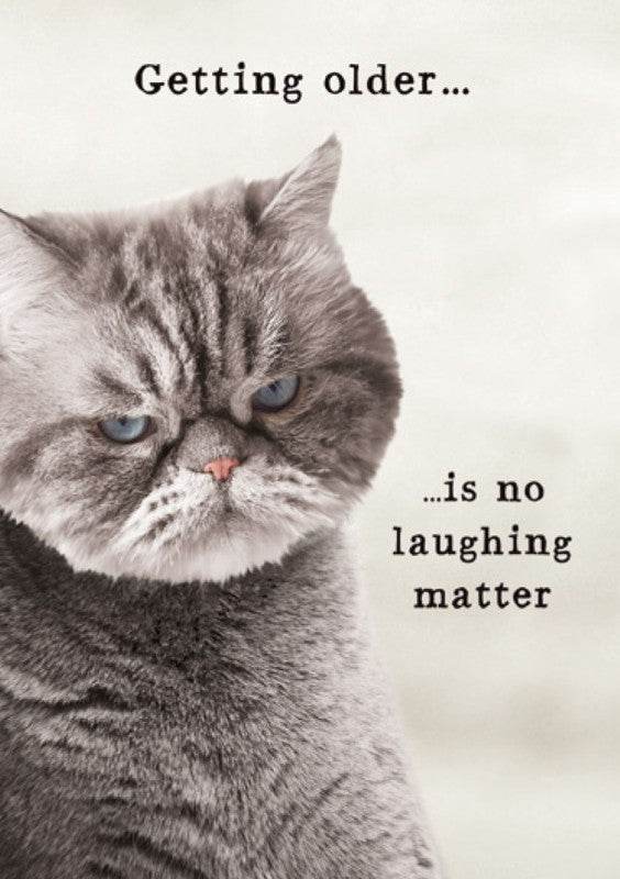 Getting Older Birthday Card - House of Cards