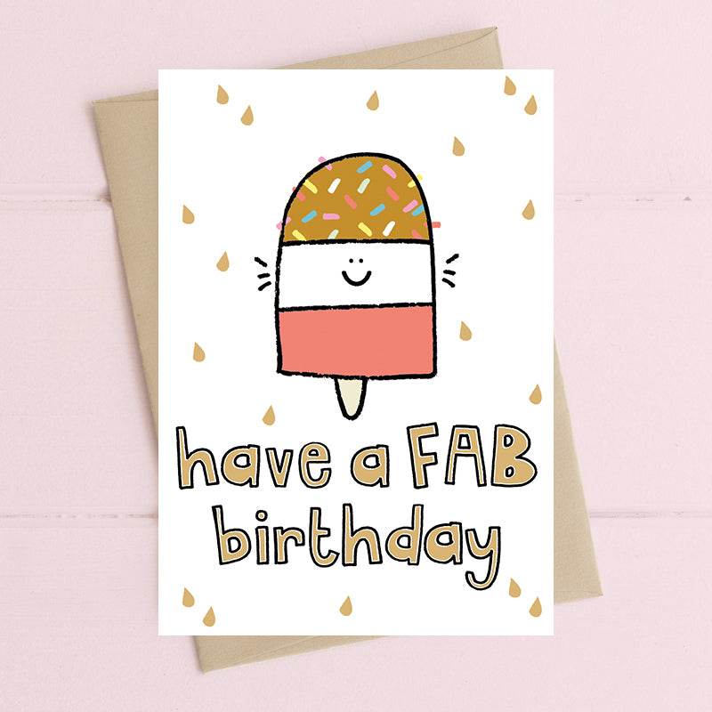 Have a FAB Birthday Card - House of Cards