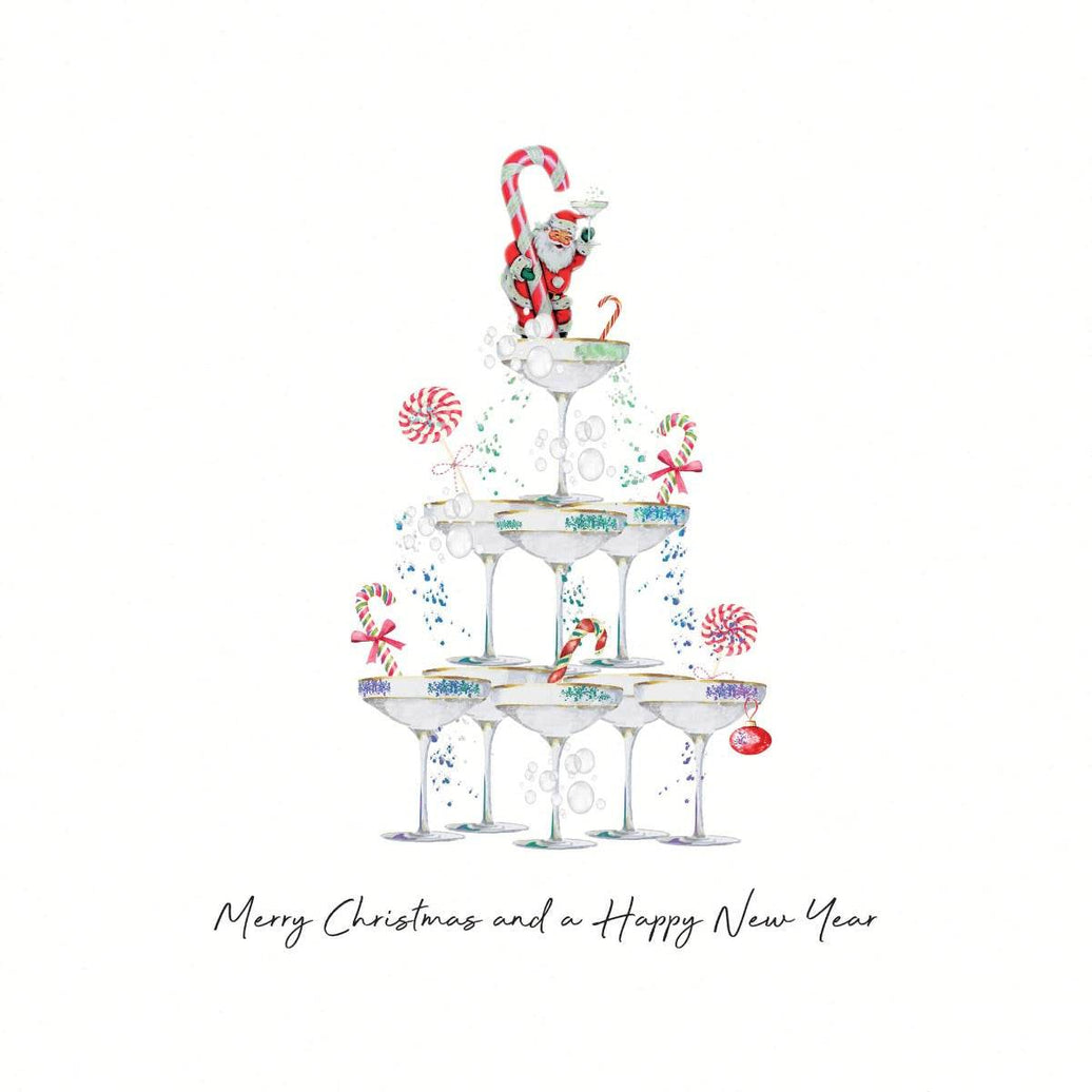 Cocktails Christmas Boxed Cards - House of Cards