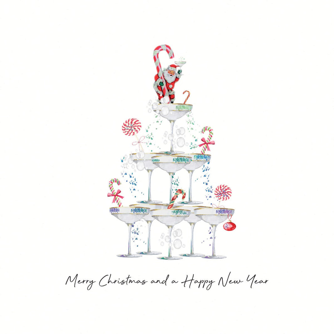 Cocktails Christmas Boxed Cards - House of Cards