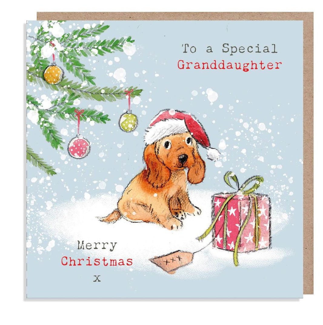 Granddaughter Christmas Card - House of Cards