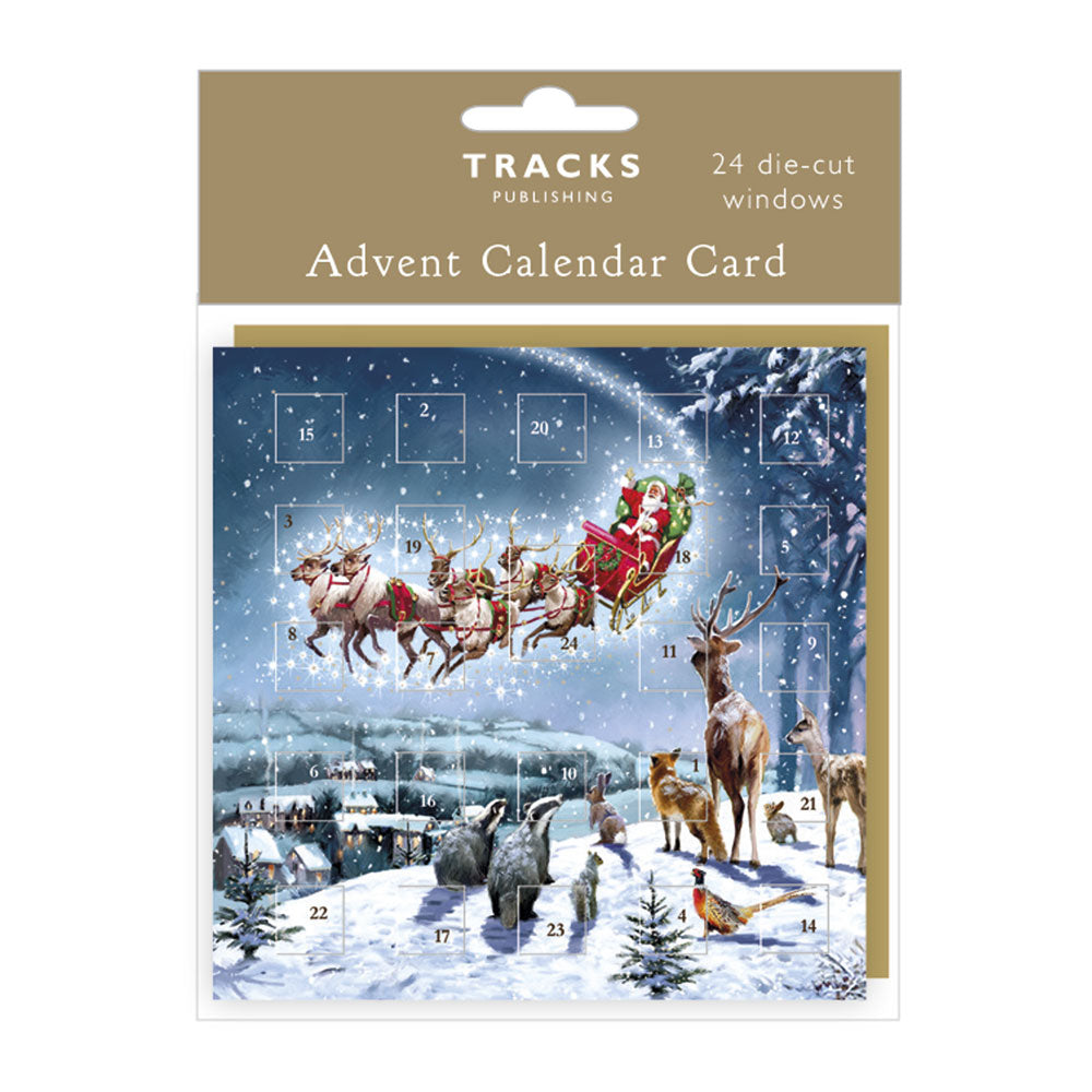 Wilifide Watches Santa Advent Calendar Card
