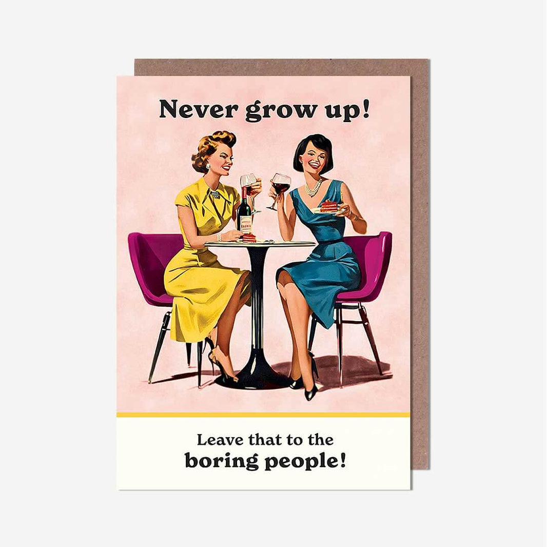 Boring People Birthday Card - House of Cards