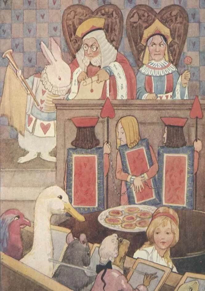 Alice Jam Tarts Birthday Card - House of Cards