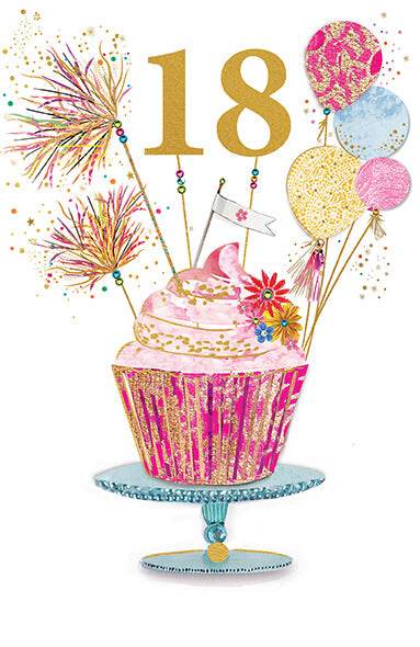 18th Cake Birthday Card - House of Cards