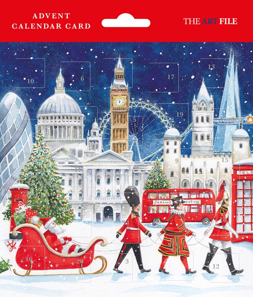 London Scene Advent Calendar Card
