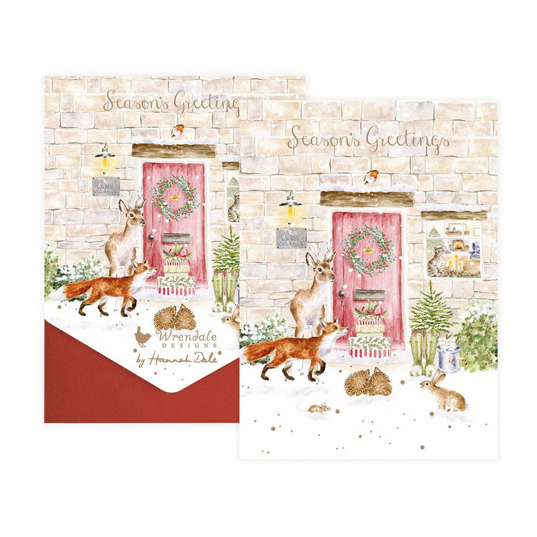 Christmas Cottage Christmas Cards - House of Cards