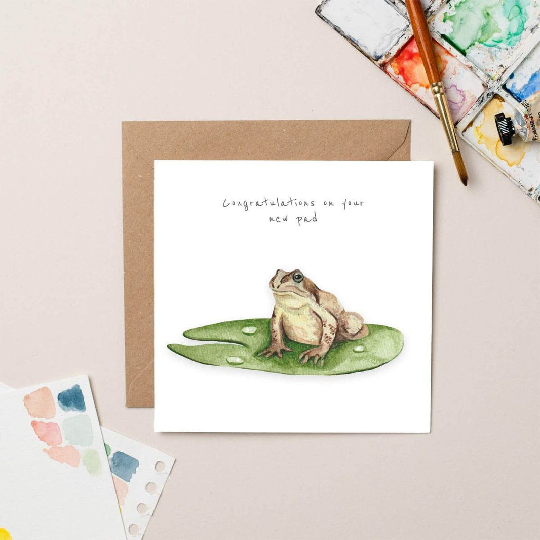 New Home Frog Card - House of Cards