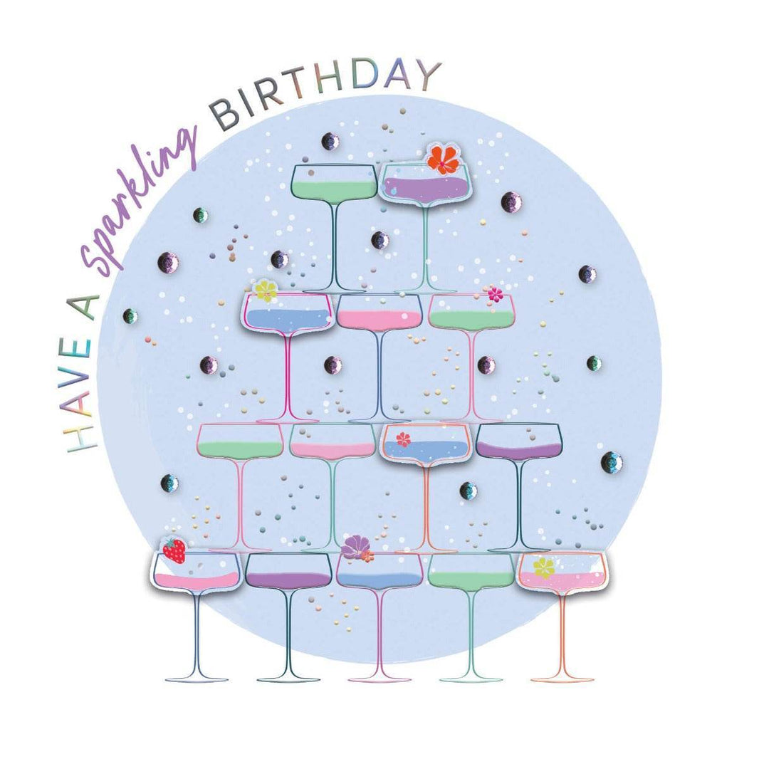 Bubbles Birthday Card - House of Cards