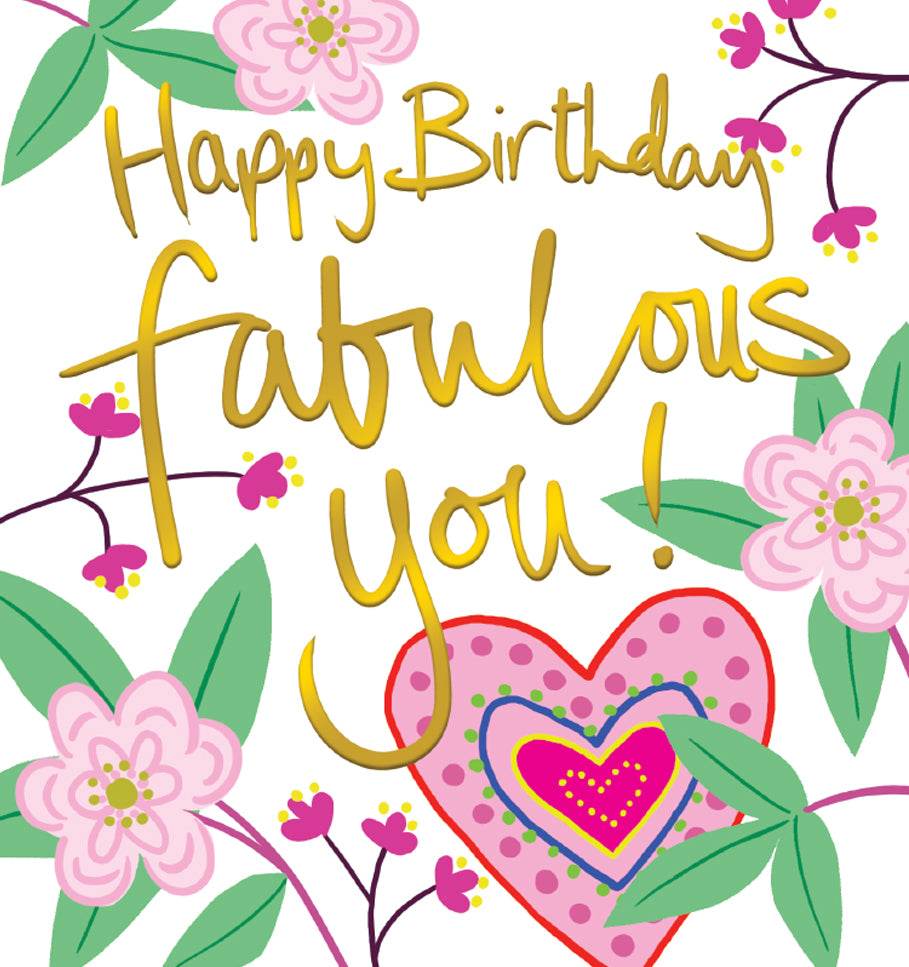 Fabulous You Birthday Card - House of Cards